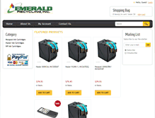 Tablet Screenshot of emeraldrecycle.com